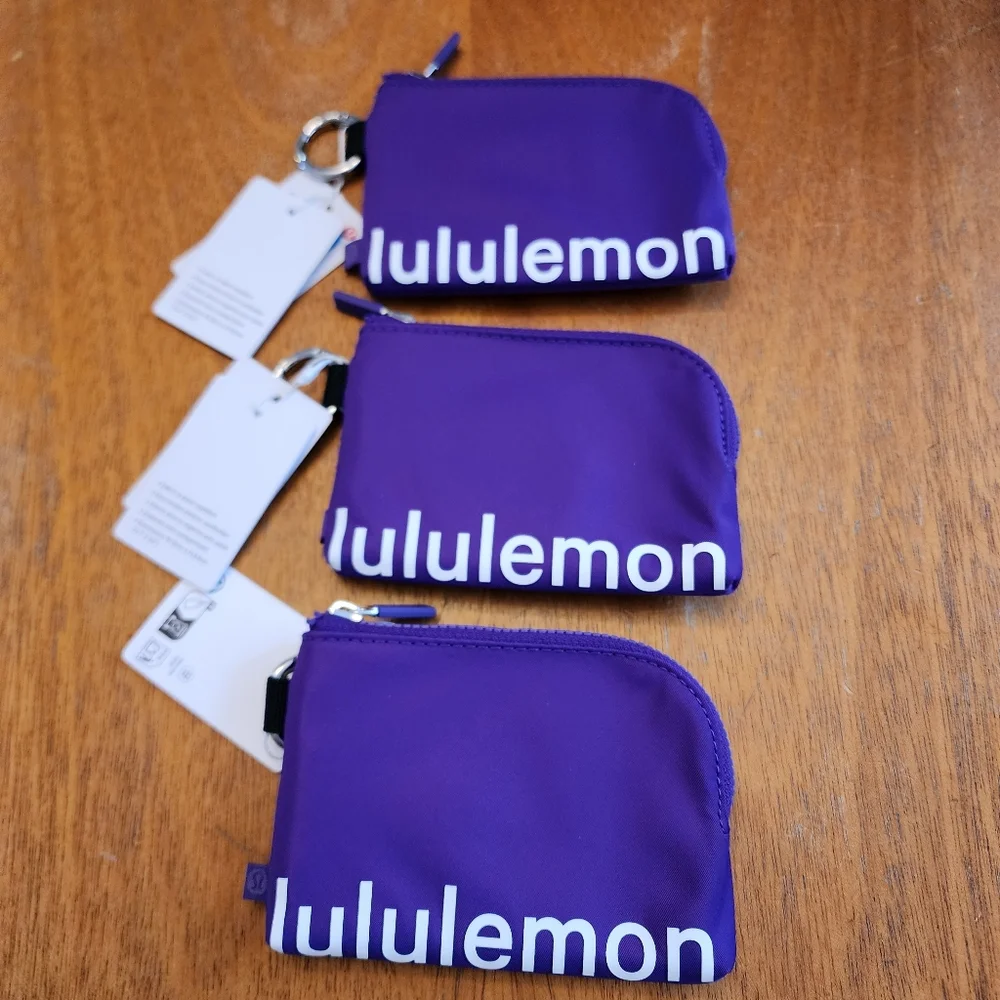 Set of 3 Lululemon Athletica Vibrant Purple Phone Cover Set. NWT